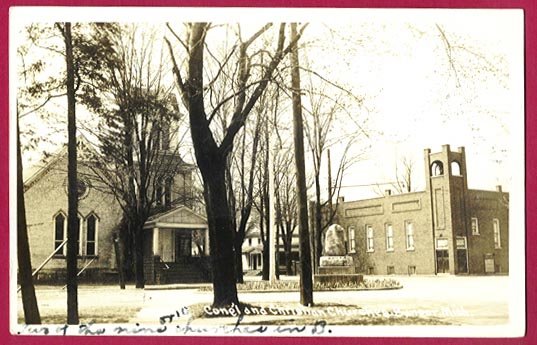 Bangor Mi Cone'l Christian Church RPPC Postcard