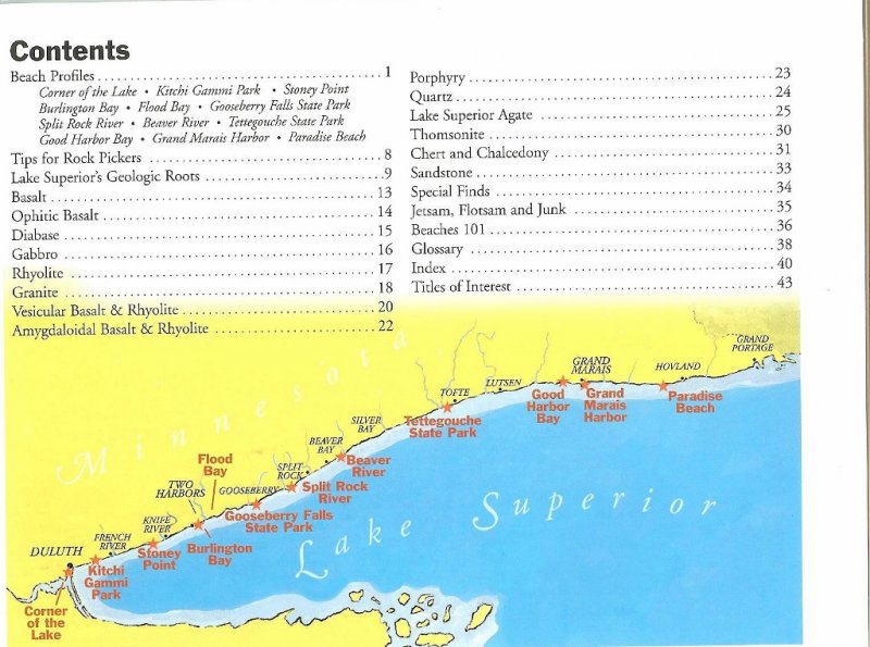 Image 1 of Rock Picker's Guide Lake Superior's North Shore Book Minnesota 
