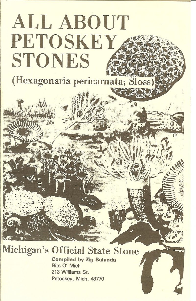 Image 0 of All About Petoskey Stones Booklet Out of Print
