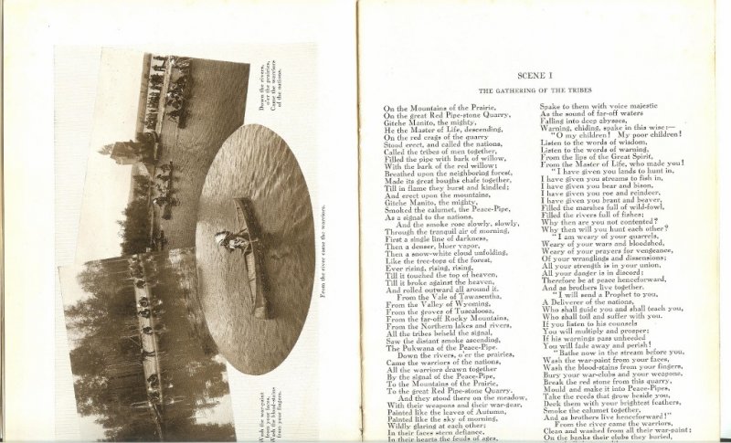 View of pages in book