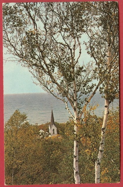 Middle Village Mi Postcard Good Hart Harbor Springs BJ's