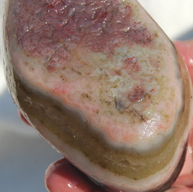 Banded Lake Superior agate