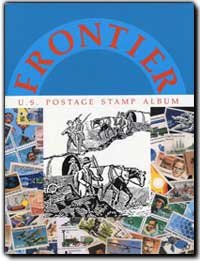Frontier U.S. Postage Stamp Album 1990, front cover