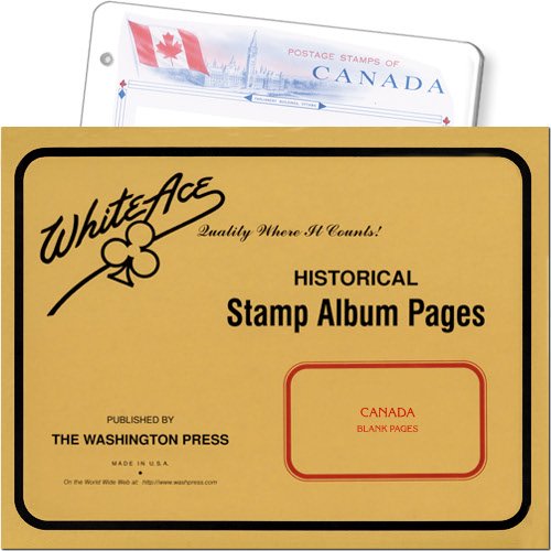  White Ace Blank Canada Postage Stamp Album Pages
