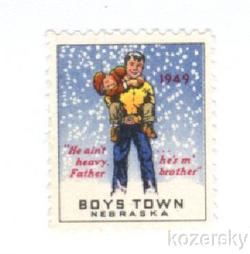 Boys Town 22.2A, 1949 Boys Town Charity Seal, Type 1