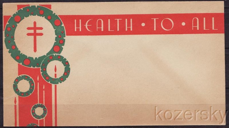1934 U.S. Christmas Seals Booth Envelope