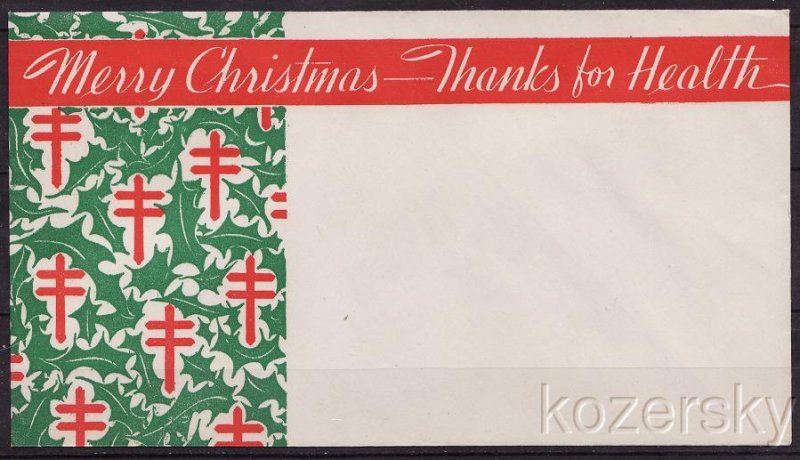 1939 U.S. Christmas Seals Booth Envelope