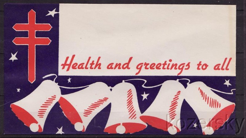 1940-1, 1940 U.S. Christmas Seals, Booth Envelope