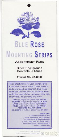     Blue Rose Stamp Mounts, Assortment Pack