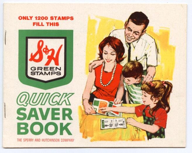 S&H Green Stamps Saver Book, 1965, Unused