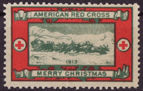 1913-2, WX12, 1913 U.S. Red Cross Christmas TB Seal, Type 2, VF, MNH