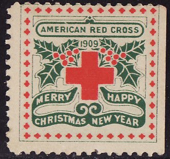 1909-1, WX5, 1909 U.S. Red Cross Christmas Seal, SE