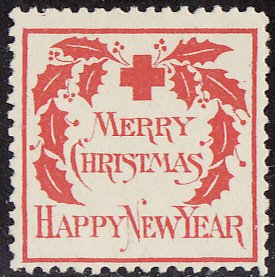 7-2, WX2, 1907 U.S. Red Cross Christmas Seal, Type 2,  F, MNH