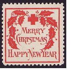 7-2, WX2,  1907 U.S. Red Cross Christmas Seal, Type 2, VF, MNH