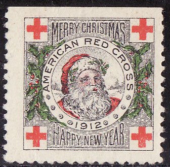 1912-1, WX10, 1912 U.S. Red Cross Christmas TB Seals, F, SE, NH