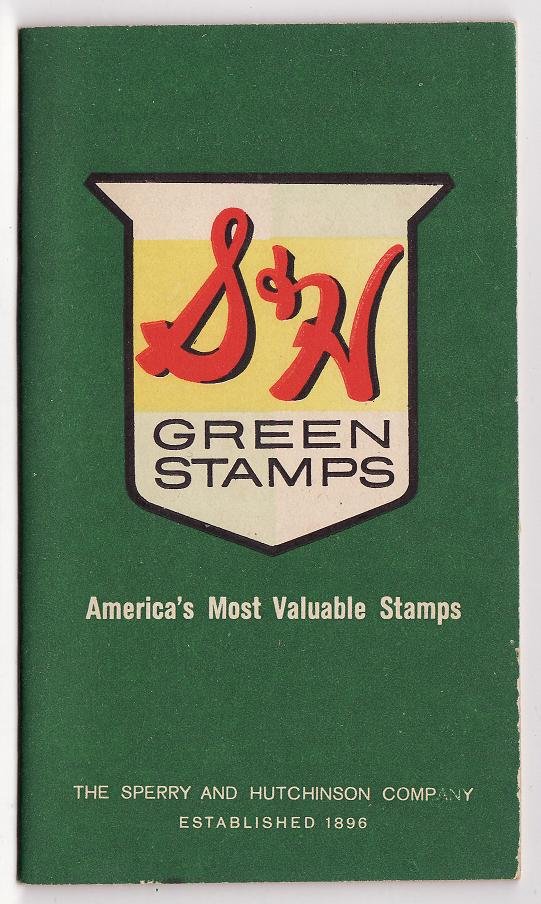 S&H Green Stamps Saver Book, 1961, Unused, Mint!