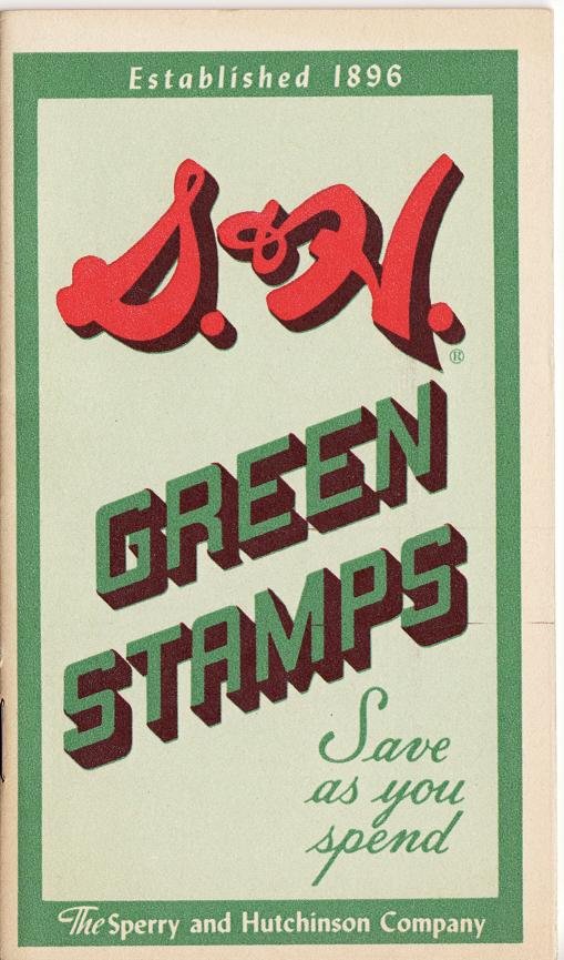 S&H Green Stamps Saver Book, 1959, Front Cover