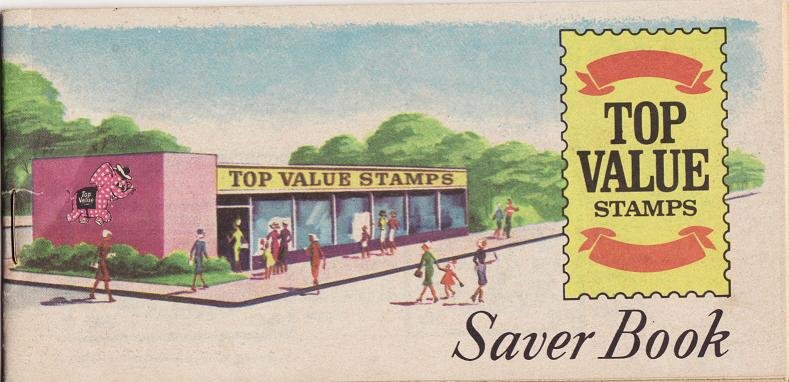 Top Value Trading Stamp Saver Book, 1966, Unused, Mint