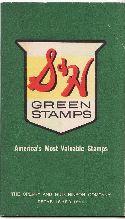 S&H Green Stamps Saver Book, 1961, Unused