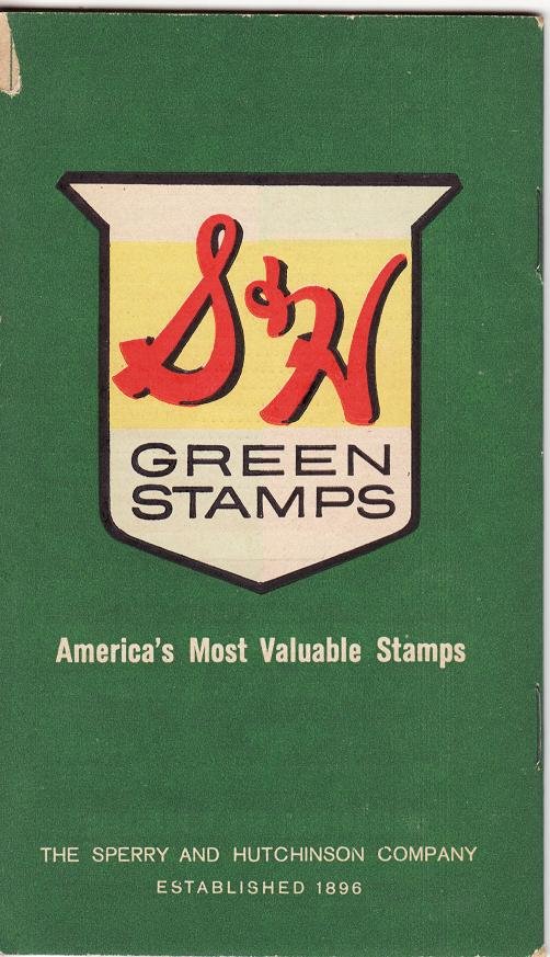 S&H Green Stamps Saver Book, 1961, Unused