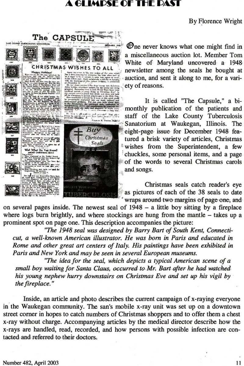 CS&CSS Seal News, 1947-2004, April 2003, Page 11