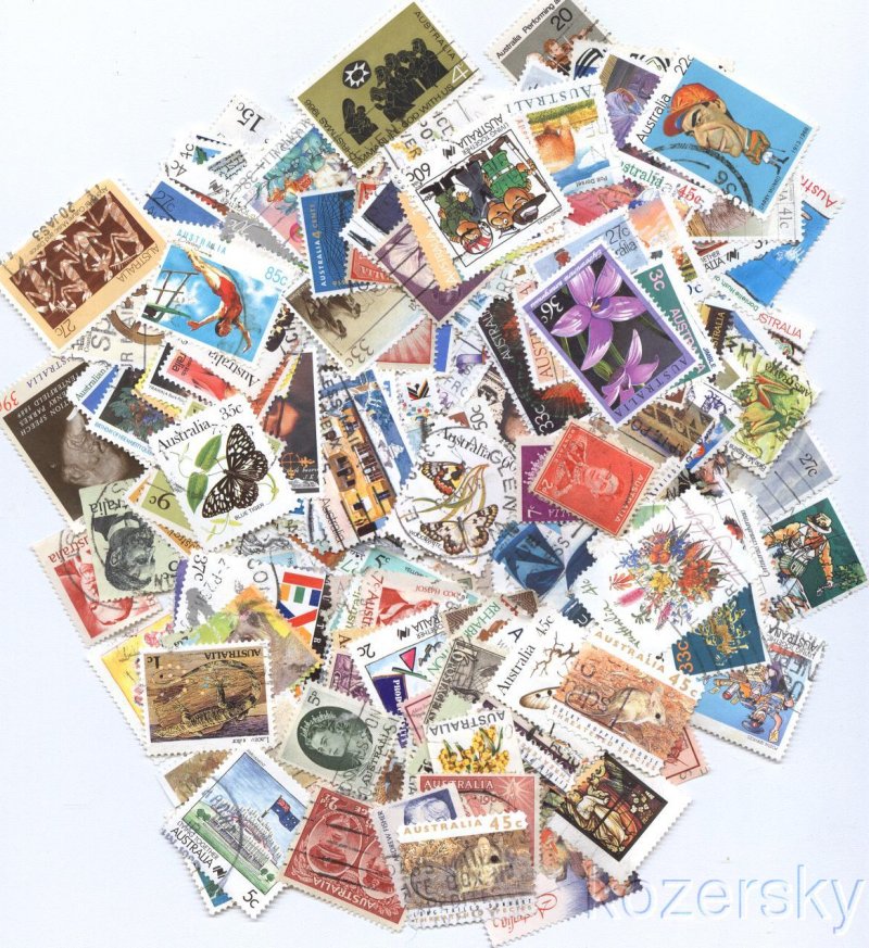 Australia Stamp Packet,  500 different stamps from Australia