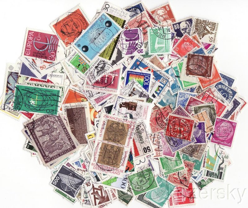  Germany Stamp Packet,  500 different stamps from Germany