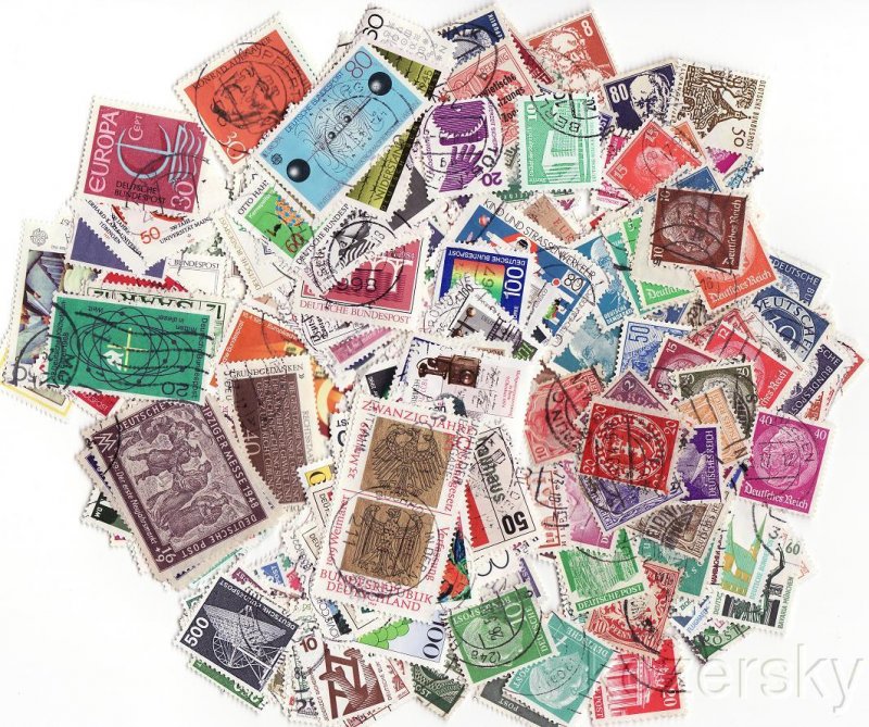  Germany Stamp Packet,  300 different stamps from Germany