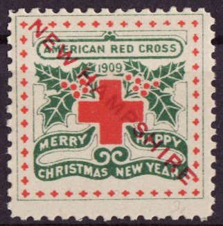 1909-1421, WX5, 1909 U.S. Red Cross Christmas Seal, New Hampshire