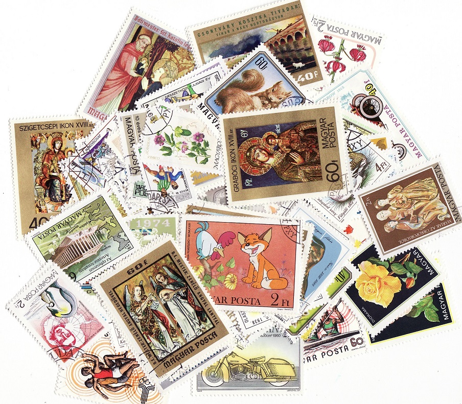 Hungary Pictorial Stamp Packet,  100 different stamps from Hungary