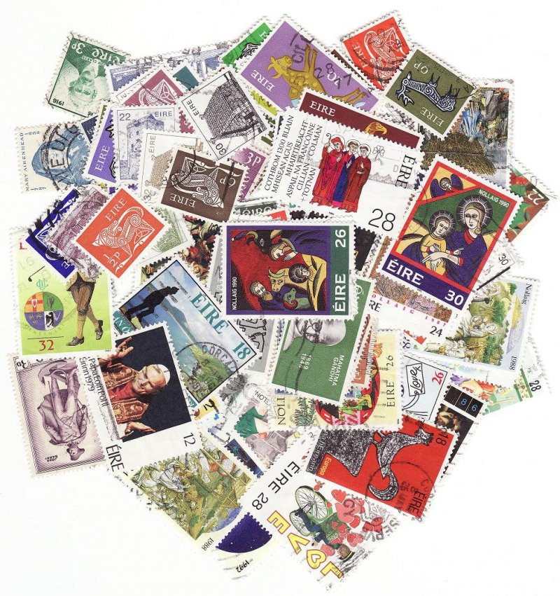  Ireland Stamp Packet,  200 different stamps from Ireland