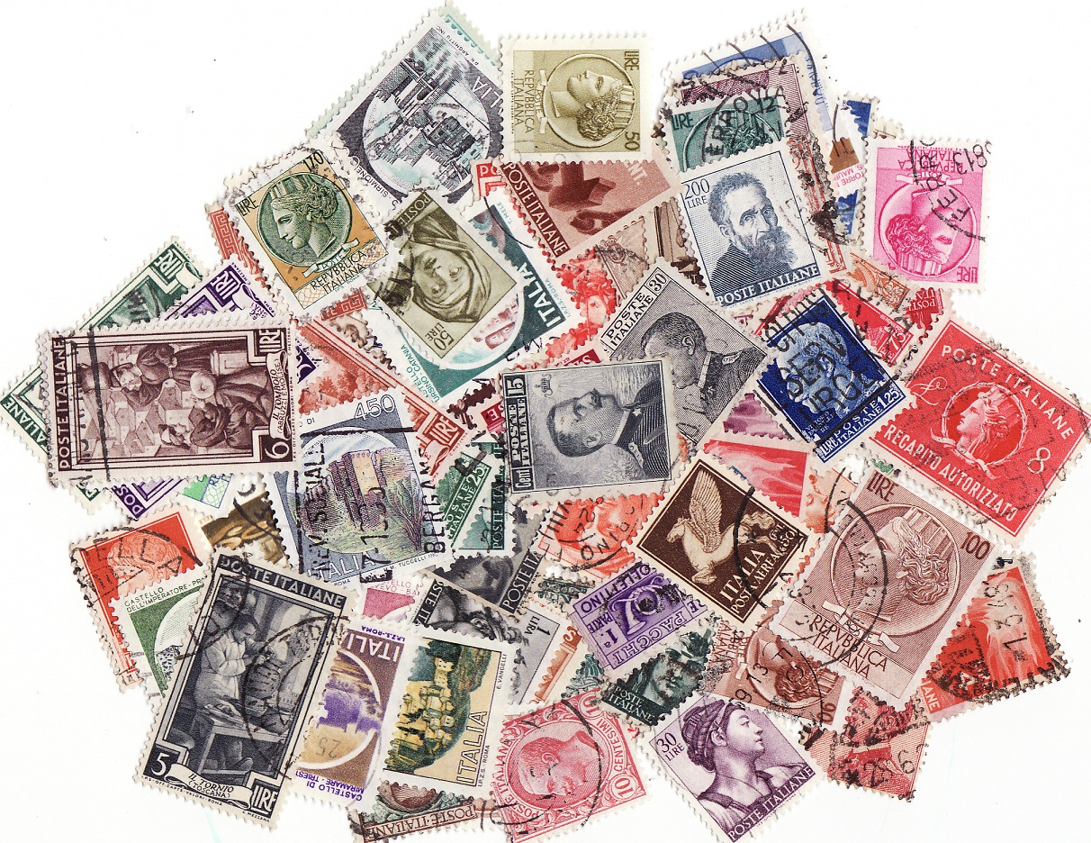 Italy Stamp Packet,  100 different stamps from Italy