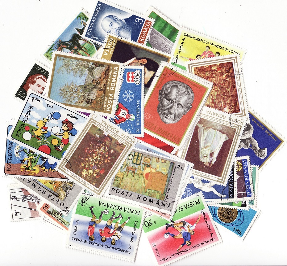 Romania Pictorial Stamp Packet, 100 different stamps from Romania