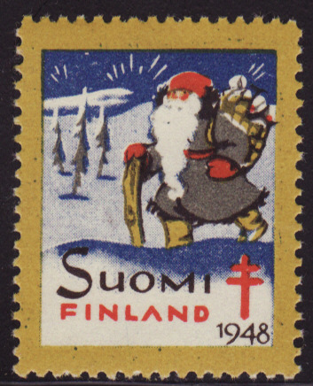 Finland 25, 1948 Finland TB Charity Seal