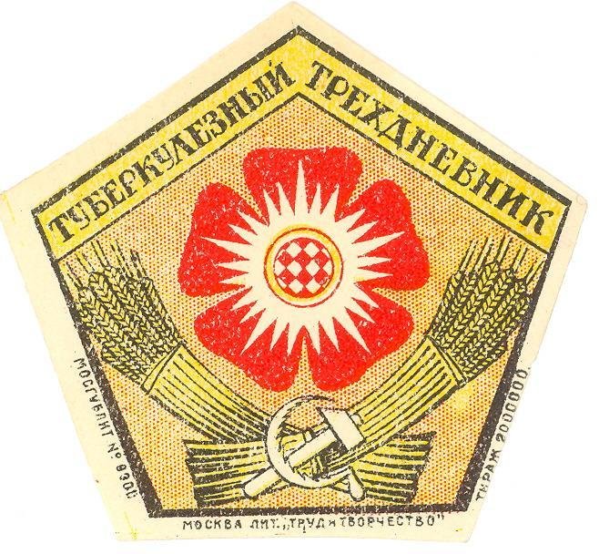 Russia-201, Moscow, Russia TB Charity Seal, NG