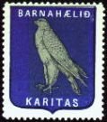 Iceland 3, 1911 Iceland TB Charity Seal, Karitas