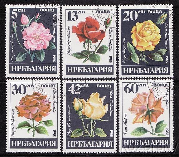 Bulgaria 3075-81, Bulgaria Roses Stamps, NH