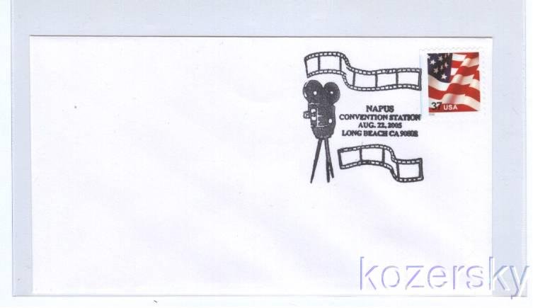 Movie Camera, Film, Pictorial Postmark, Topical Cancel