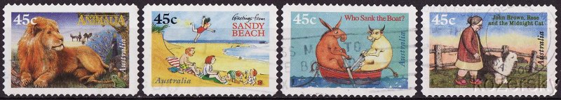 Australia 1548-51, Australia Childrens Book Council 50th Anniv. Stamps, NH