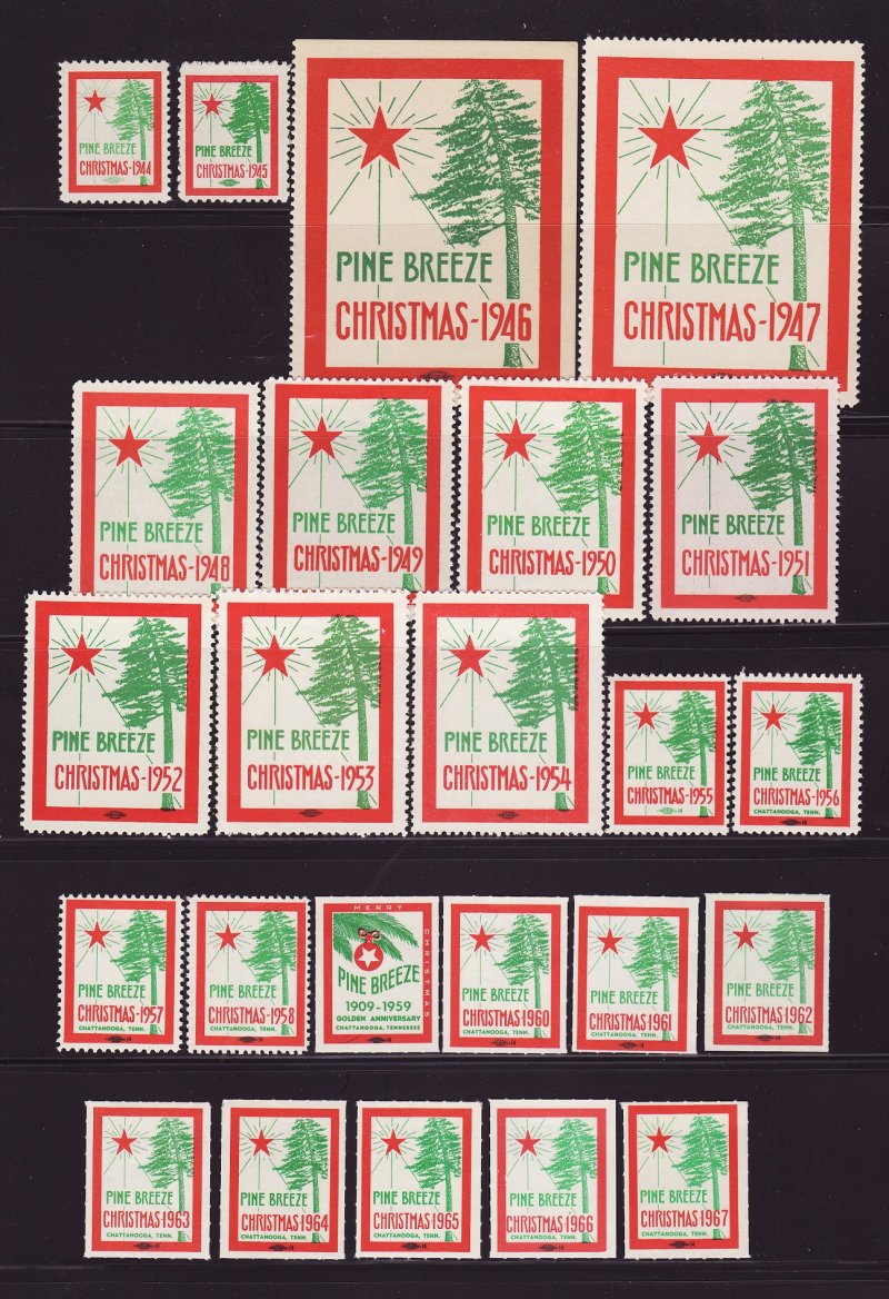  Chattanooga Pine Breeze Sanatorium TB Charity Seal Collection