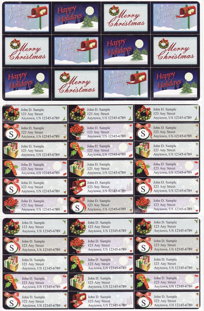  2010-T7x1, 2010 U.S. Christmas Seals, Test Design, Seals & ALs, R11-HOLL-4-01