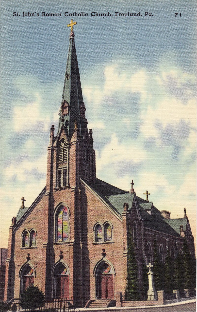 St. John's Roman Catholic Church, Freeland. Pennyslvania