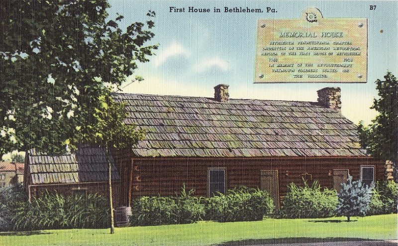 First House in Bethlehem, Pennsylvania