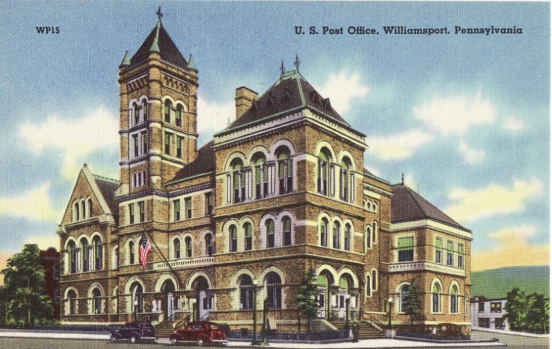U.S. Post Office.  Williamsport, Pennsylvania