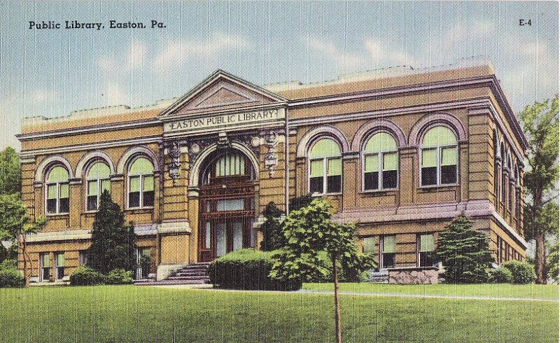 Public Library.  Easton, Pennsylvania