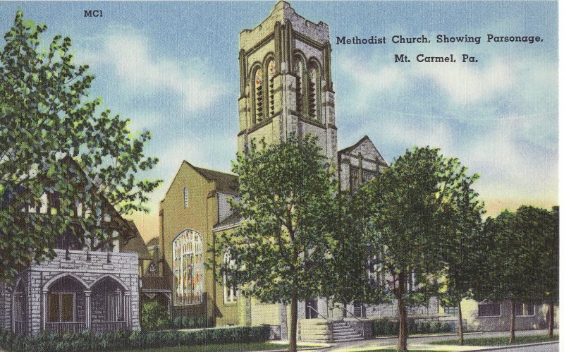 Methodist Church.  Mt. Carmel. Pa