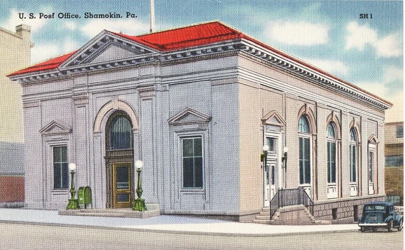 U.S. Post Office. Shamokin, Pennsylvania