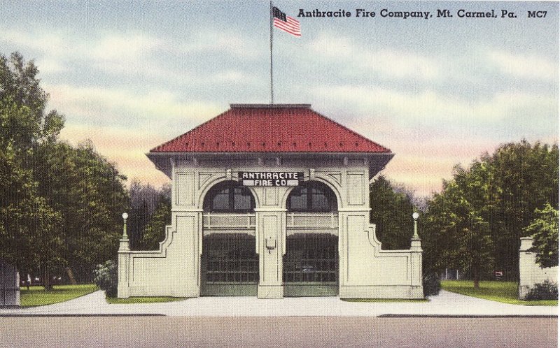 Anthracite Fire Company. Mt. Carmel, Pennsylvania