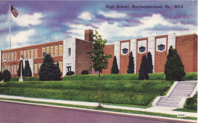 High School. Northumberland, Pennsylvania