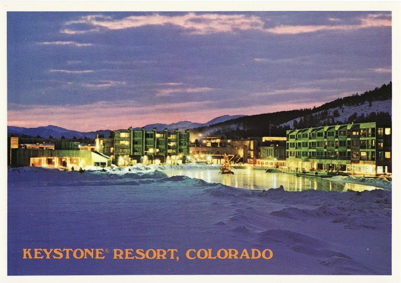 Keystone Resort, Colorado Postcard.